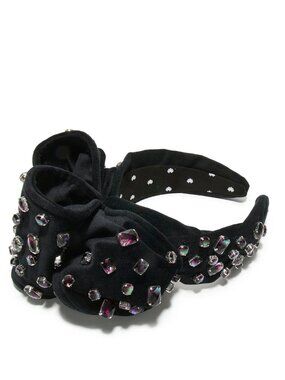 Lele Sadoughi Jet Crawford Crystal Celebration Headband